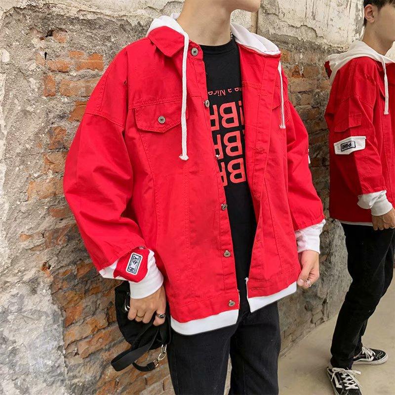 PMen's Jacket Spring And Autumn New Trendy Handsome Tops - Amazitshop