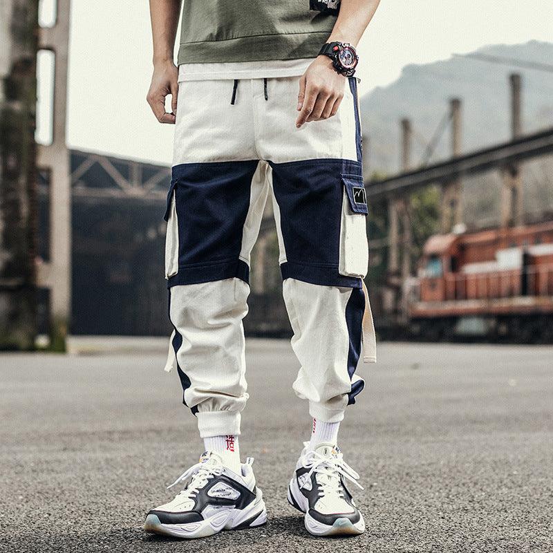 Pocket Contrast Cargo Pants - Amazitshop