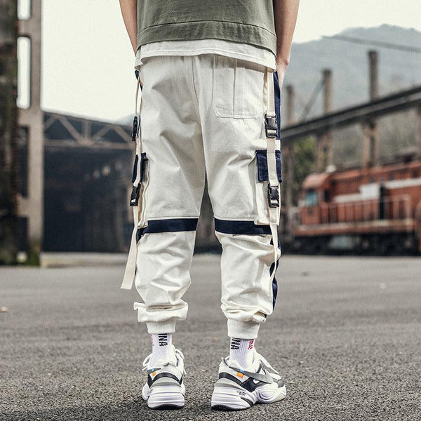 Pocket Contrast Cargo Pants - Amazitshop