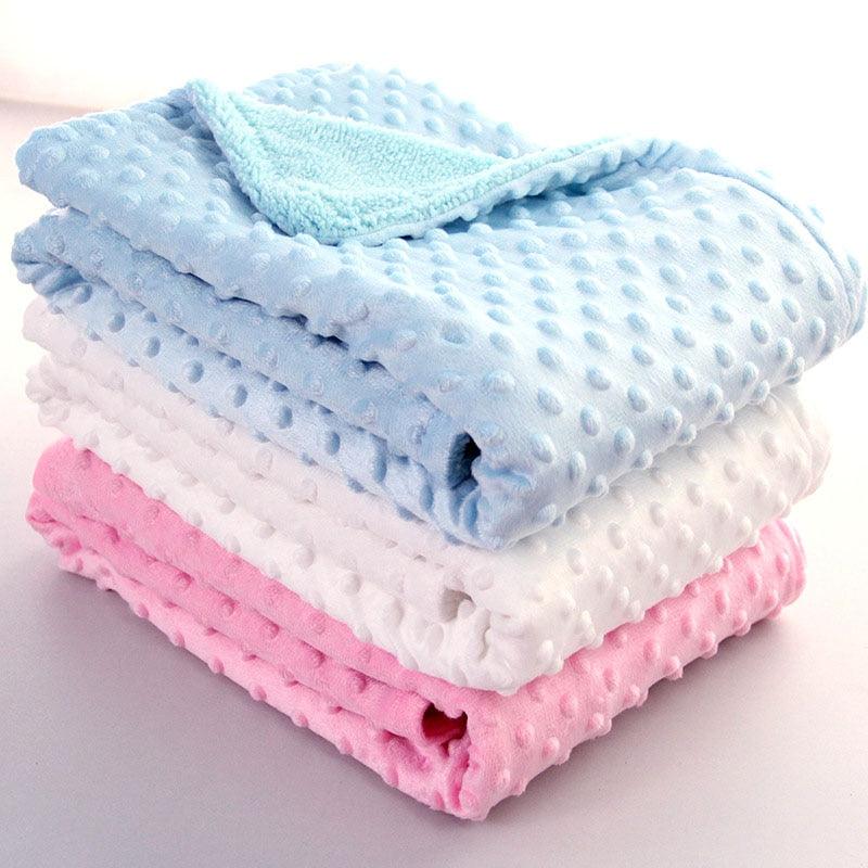 Polar Dot Baby Blanket Blanket Newborn Baby Swaddle Wrap Envelope Bebe Wrap Newborn Baby Bedding Blanket - Amazitshop