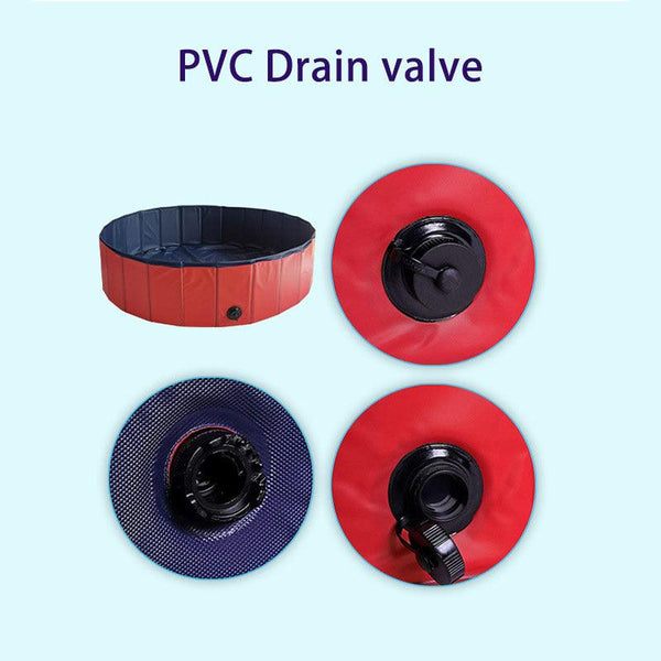 Portable Pet Pool Foldable Dog Cat Bathtub Pet Supplies Outdoor Children's Bathtub Pet Cleaning Supplies Accessories - Amazitshop