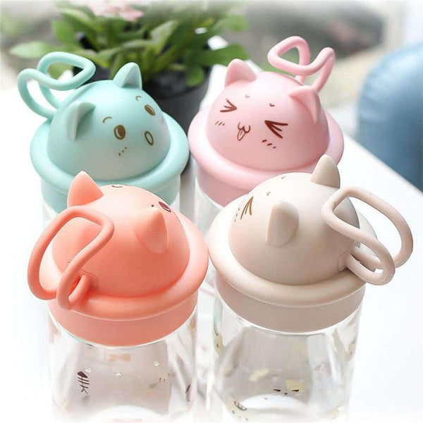 Portable Plastic Cup With Tea Spacer Anti - fall Sports Large - capacity Water Cup - Amazitshop