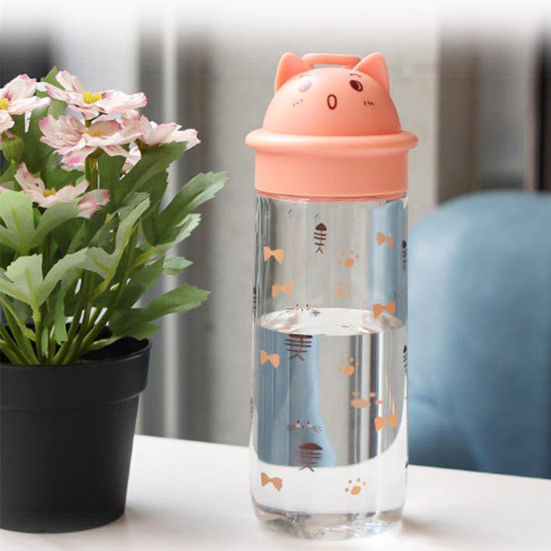 Portable Plastic Cup With Tea Spacer Anti - fall Sports Large - capacity Water Cup - Amazitshop