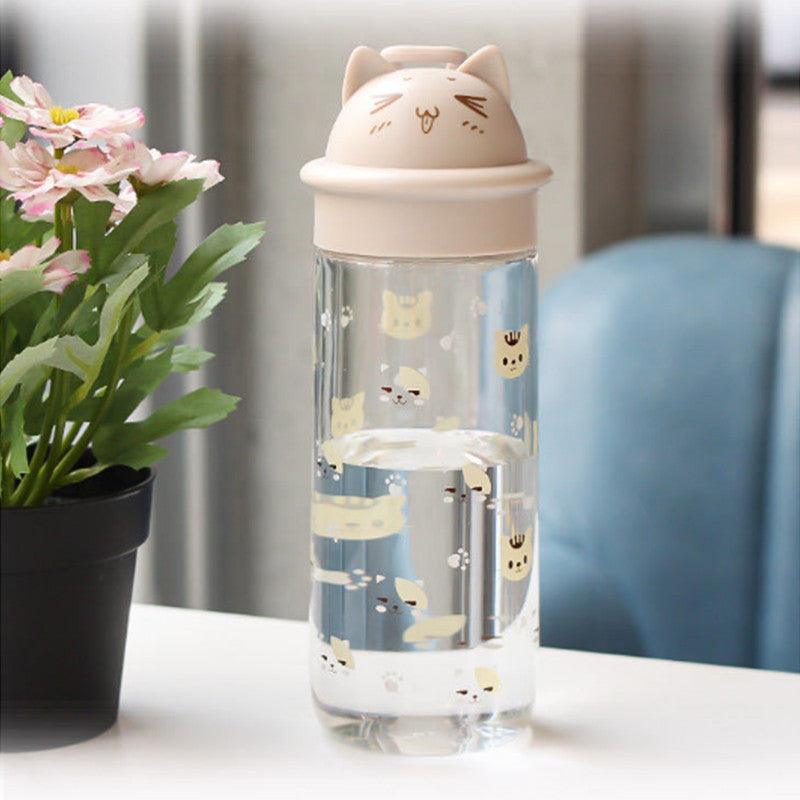 Portable Plastic Cup With Tea Spacer Anti - fall Sports Large - capacity Water Cup - Amazitshop