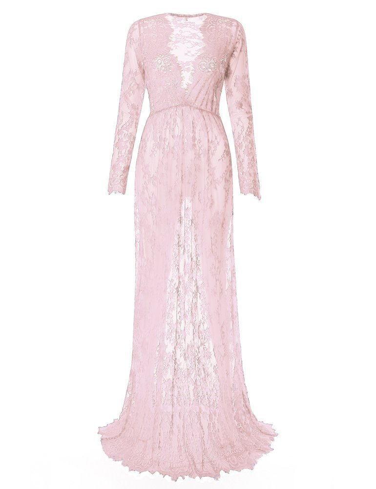 Pregnant Dress Pajamas Lace Maternity Dress Women - Amazitshop
