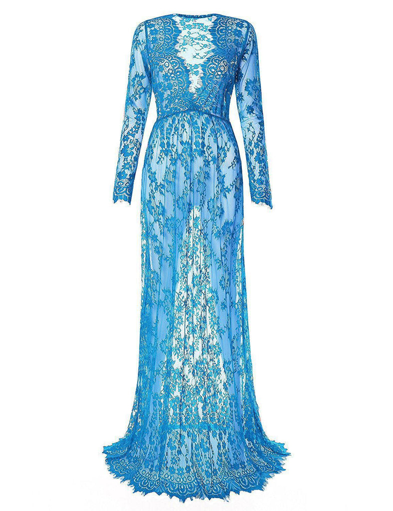 Pregnant Dress Pajamas Lace Maternity Dress Women - Amazitshop