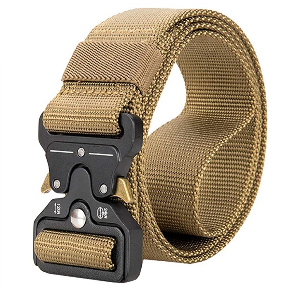 PREMIUM Men Casual Military Belt Tactical Waistband Rescue Rigger Nylon Belt USA - Amazitshop