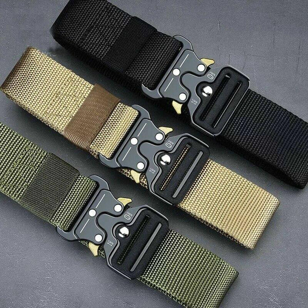 PREMIUM Men Casual Military Belt Tactical Waistband Rescue Rigger Nylon Belt USA - Amazitshop