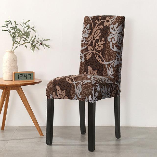 Printed dining chair cover - Amazitshop