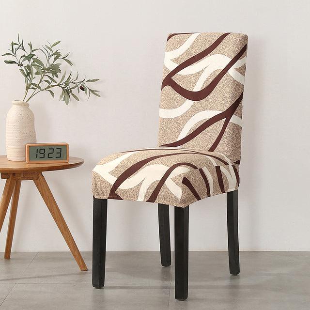 Printed dining chair cover - Amazitshop