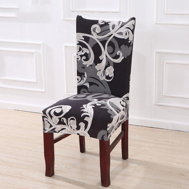 Printed dining chair cover - Amazitshop
