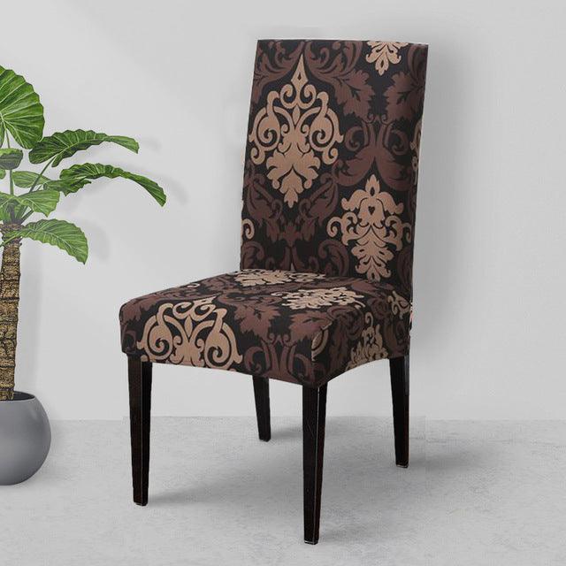 Printed dining chair cover - Amazitshop