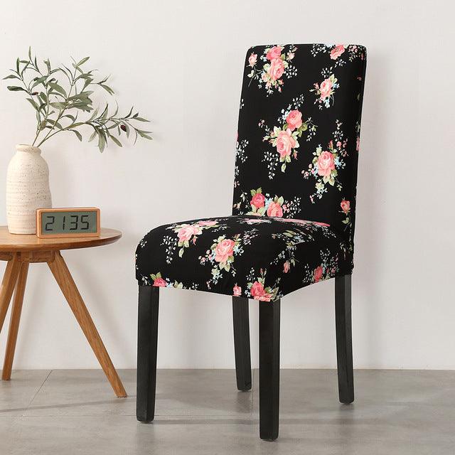 Printed dining chair cover - Amazitshop