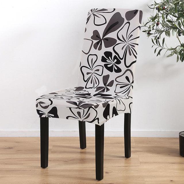 Printed dining chair cover - Amazitshop