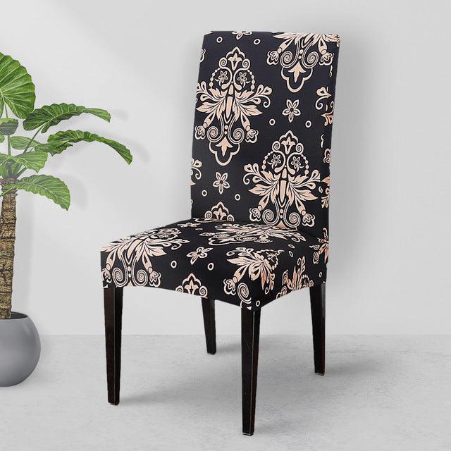 Printed dining chair cover - Amazitshop