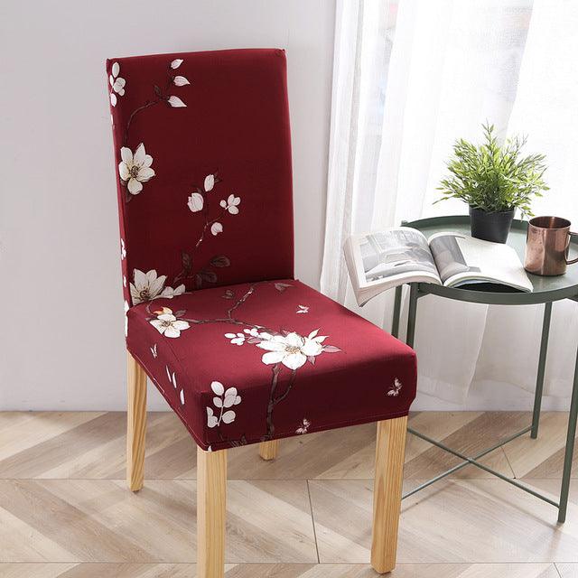 Printed dining chair cover - Amazitshop