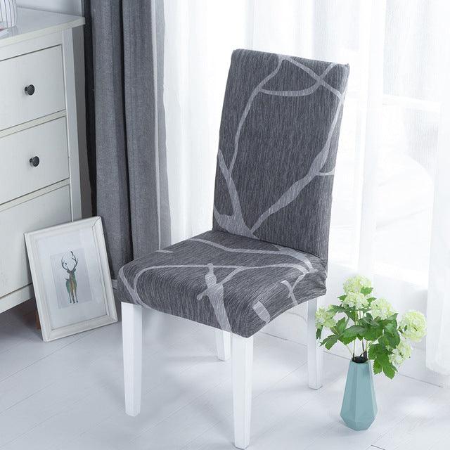 Printed dining chair cover - Amazitshop