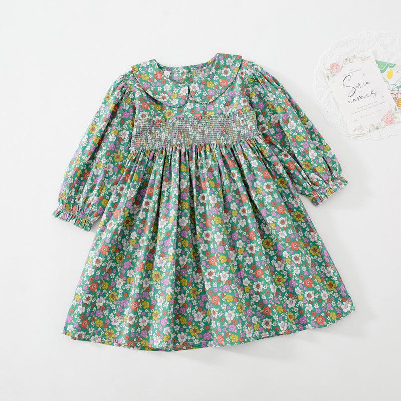 Printed Medium And Small Girls' Dresses - Amazitshop