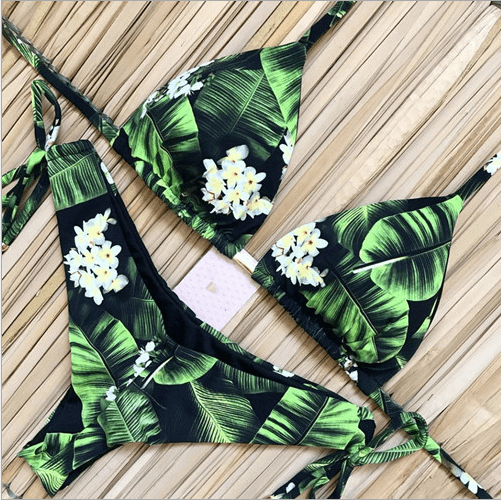 Printed new tie swimwear - Amazitshop