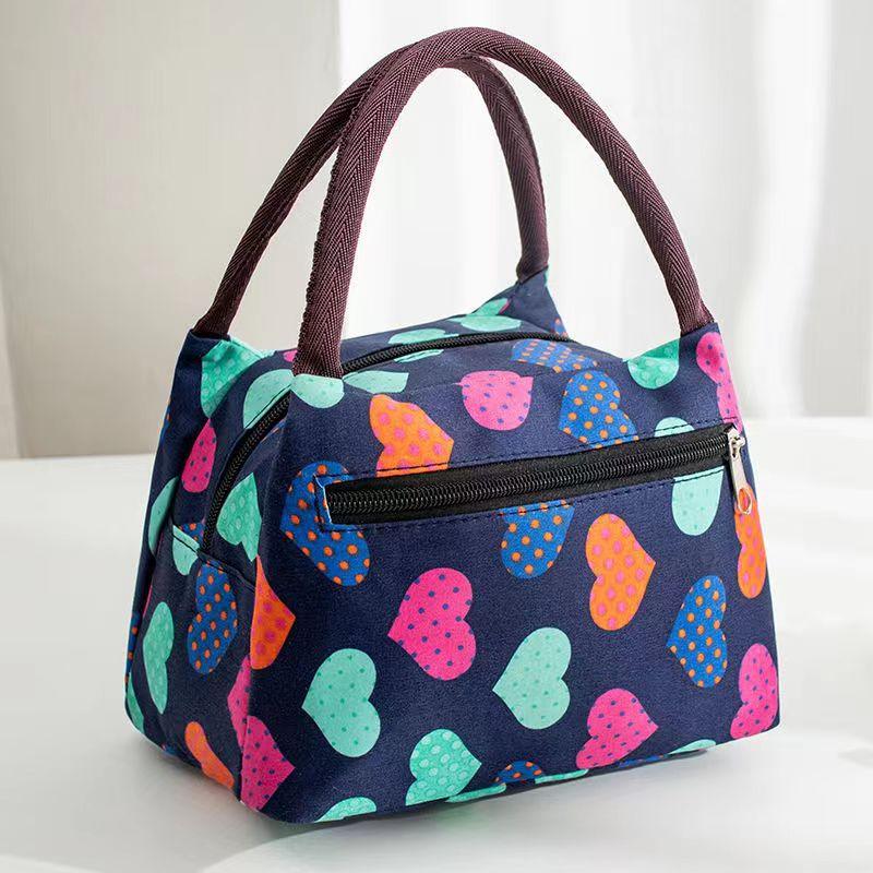 Printed Portable Student Small Cloth Bag Makeup Storage Bag Hand Carrying - Amazitshop