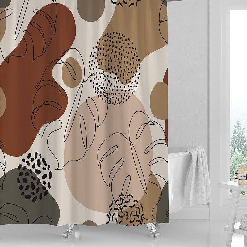 Printed Shower Curtain Waterproof Polyester Shower Curtain - Amazitshop