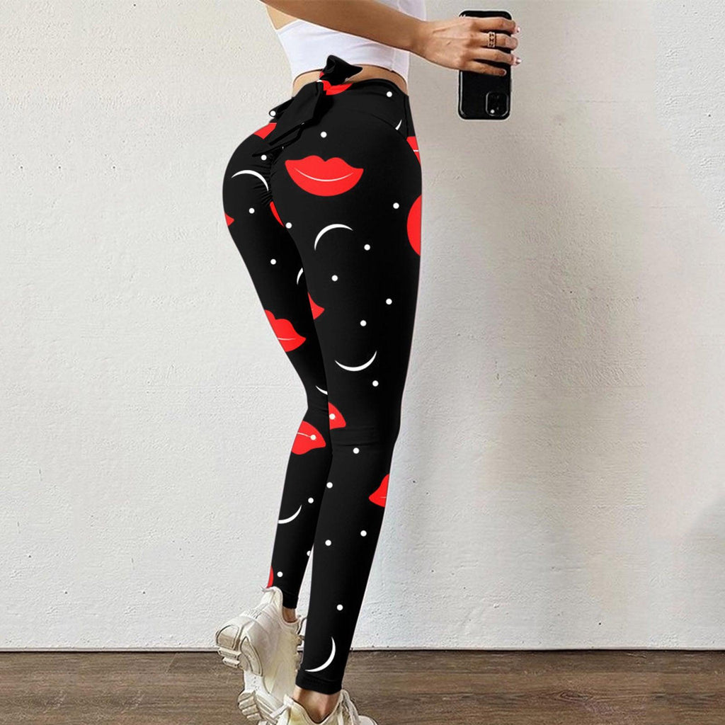 Printed Sports Gym Suit Bottoming Sweatpants - Amazitshop