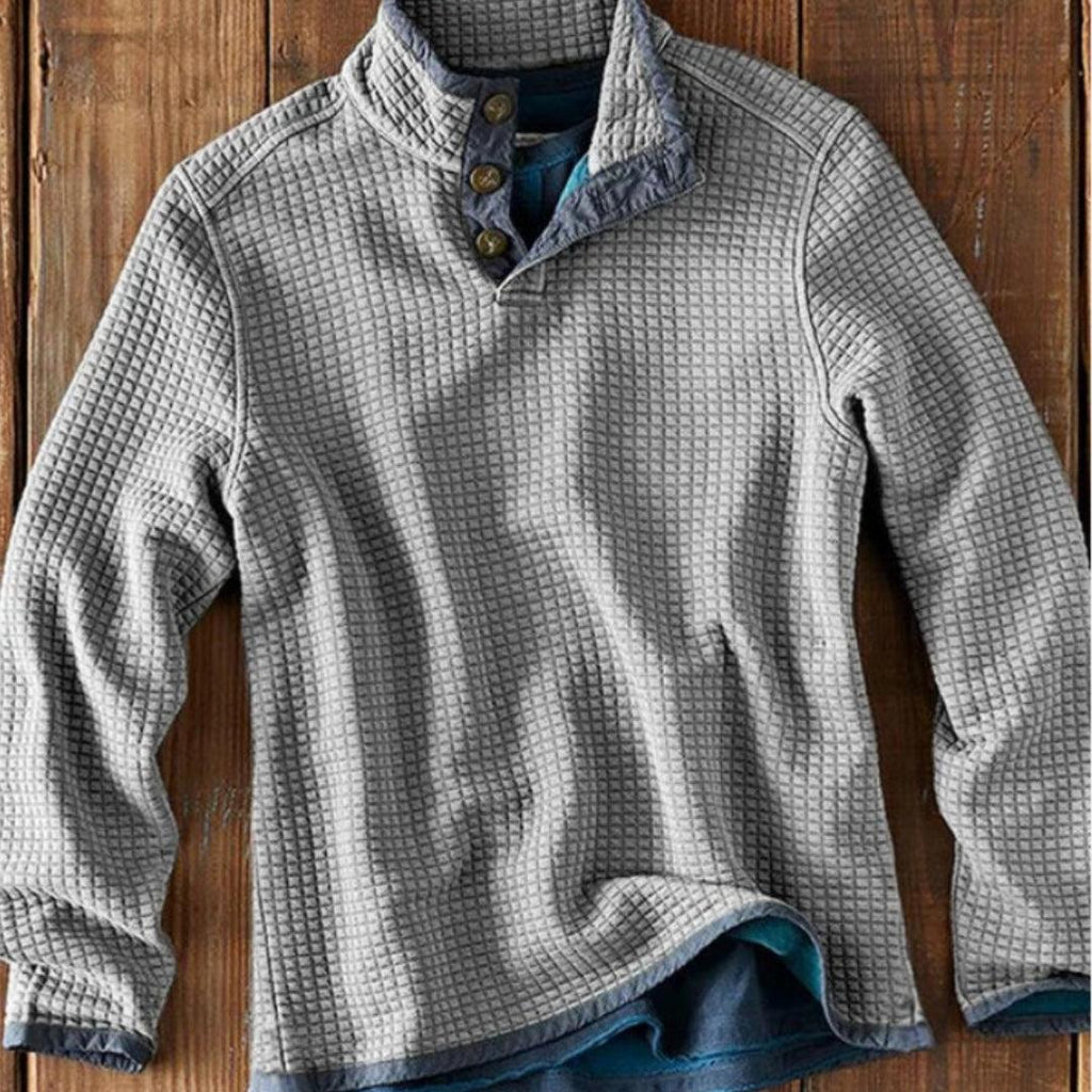 Printed Stand Collar Pullover Casual Jacket - Amazitshop