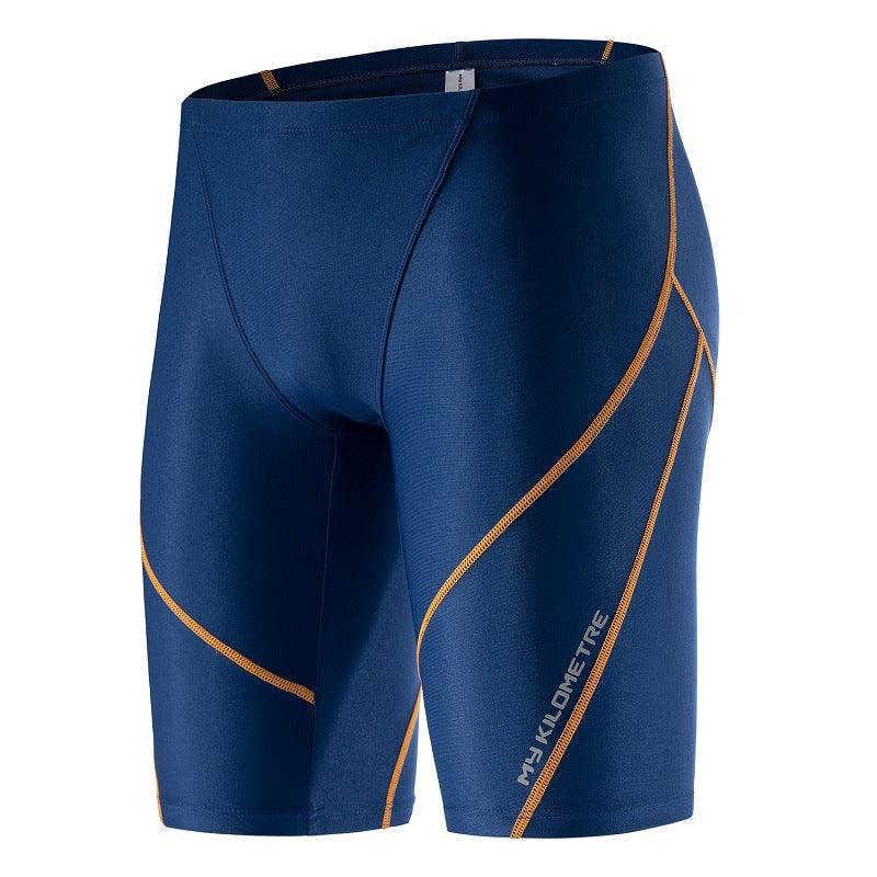 Professional Quick - drying Five - point Swimming Trunks Men's Long - Amazitshop