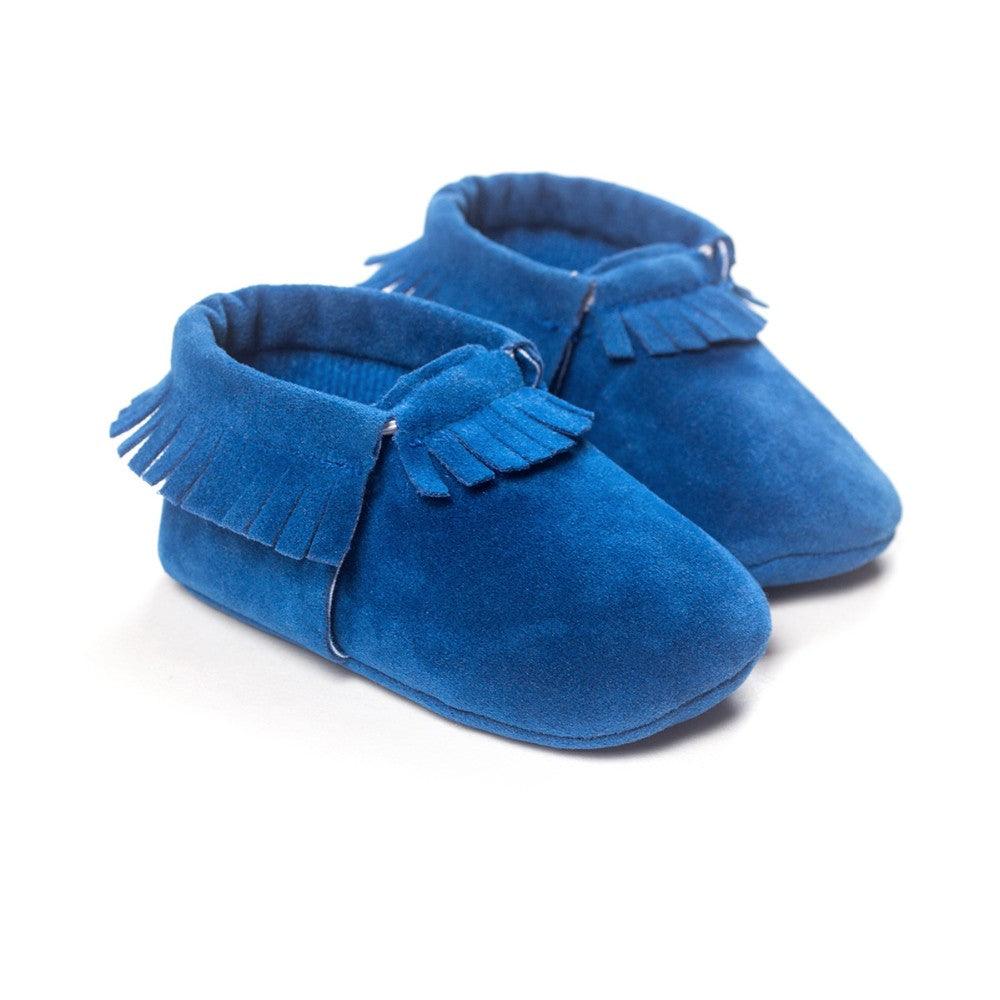 PU Suede Leather Newborn Baby Shoes - Amazitshop