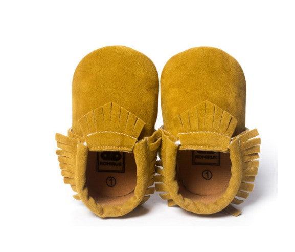 PU Suede Leather Newborn Baby Shoes - Amazitshop