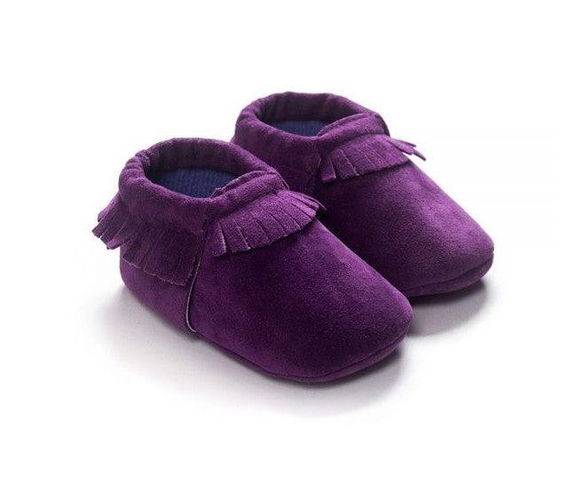 PU Suede Leather Newborn Baby Shoes - Amazitshop