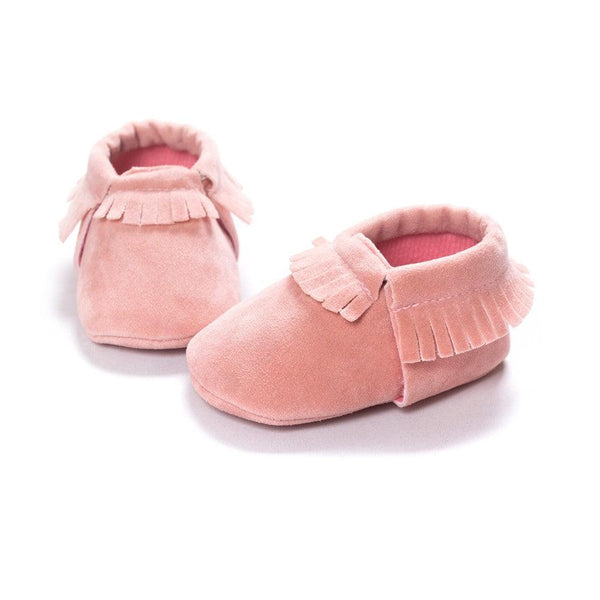 PU Suede Leather Newborn Baby Shoes - Amazitshop