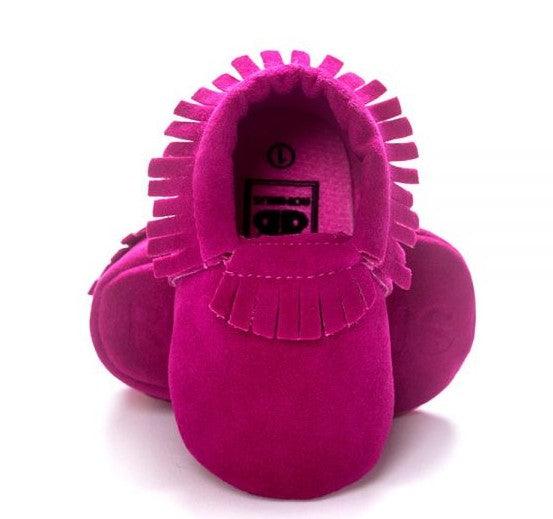 PU Suede Leather Newborn Baby Shoes - Amazitshop