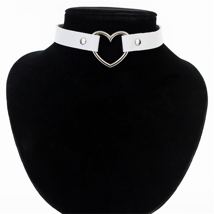 Punk leather necklace - Amazitshop