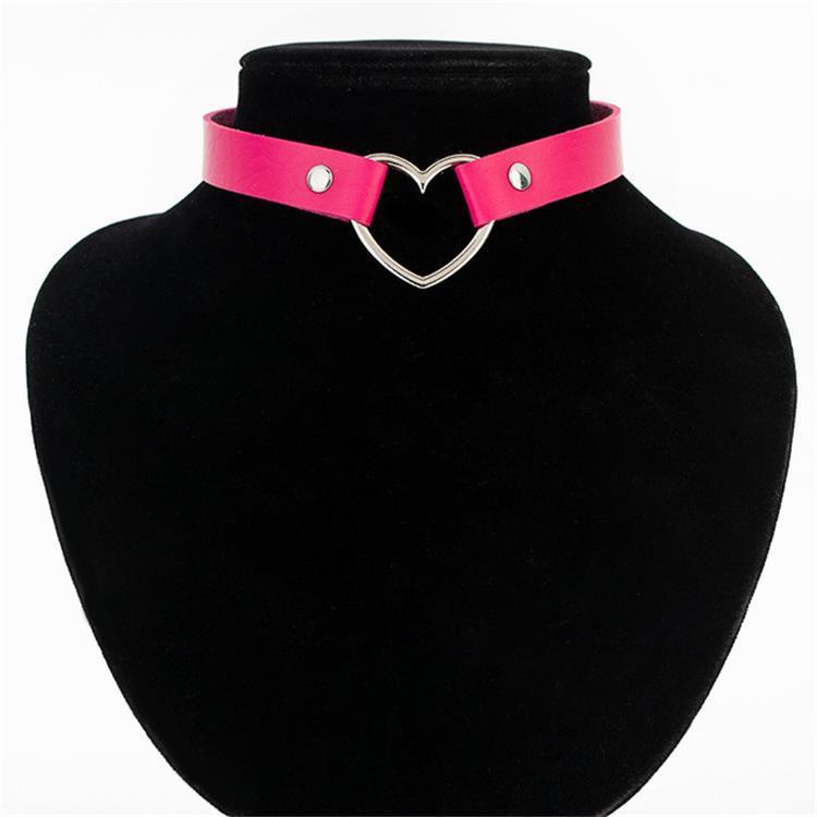 Punk leather necklace - Amazitshop