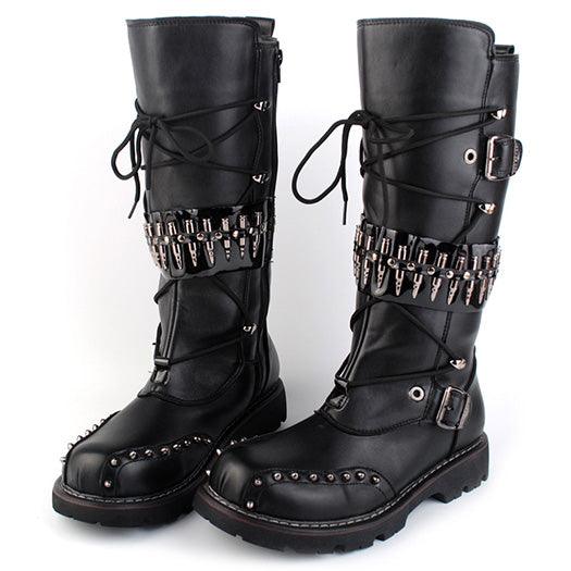 Punk motorcycle boots - Amazitshop