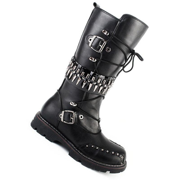 Punk motorcycle boots - Amazitshop