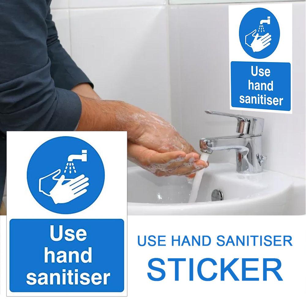 PVC hand washing sign sticker - Amazitshop
