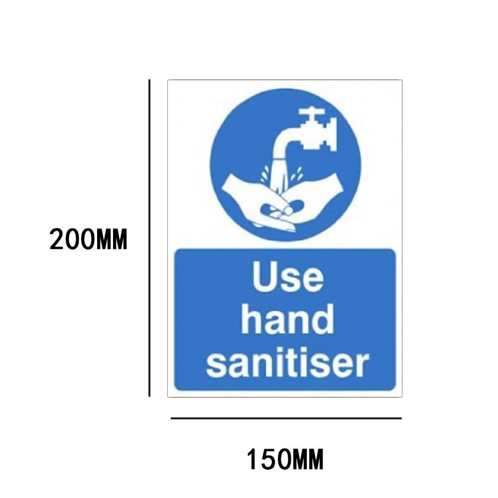 PVC hand washing sign sticker - Amazitshop