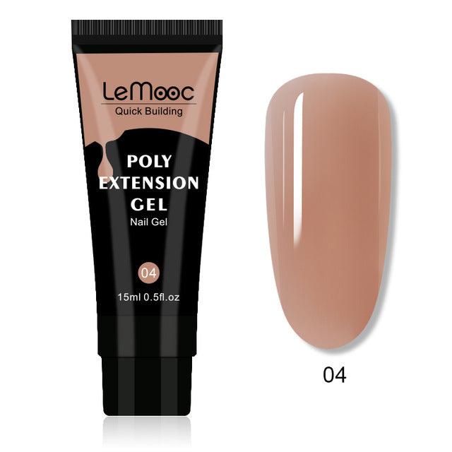 Quick Builder Poly UV Gel Polish Nails Permanent Liquid - Amazitshop