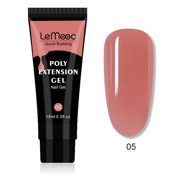 Quick Builder Poly UV Gel Polish Nails Permanent Liquid - Amazitshop