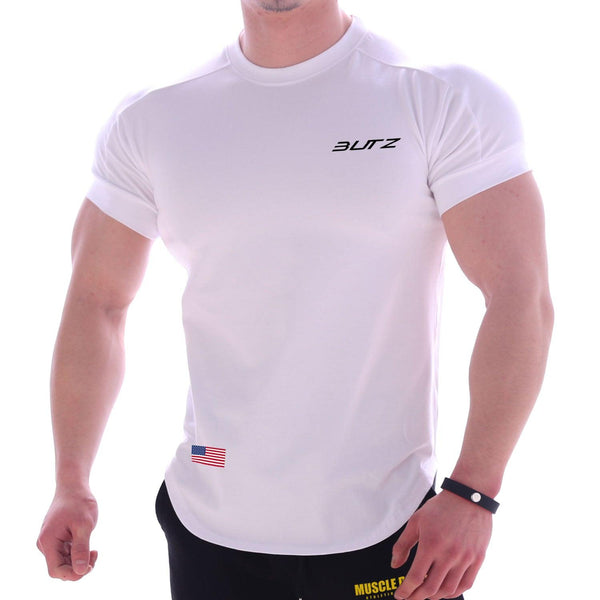Quick - drying Workout Short Sleeve Men's T-shirt - Amazitshop
