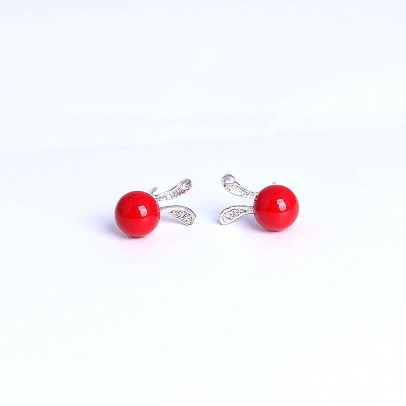 Rabbit Earring Jewelry 925 Silver Pearls Stud Earing For Kids Children - Amazitshop