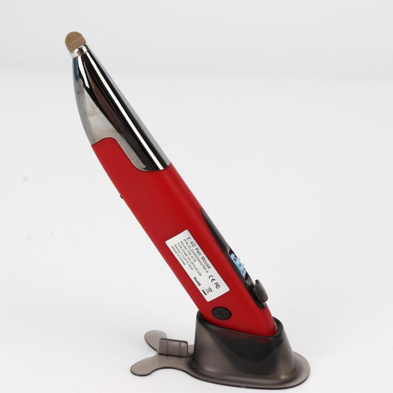 Rechargeable Mouse Pen Personality Creative Vertical Mouse Computer Handwriting Luminous Wireless Pen Mouse - Amazitshop