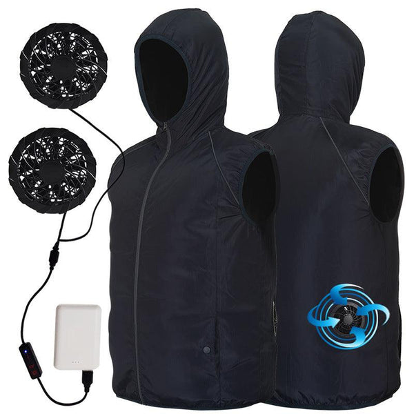 Reflective Vest Men And Women Fan Clothing Fishing Cooling Air Conditioning Clothing Vest - Amazitshop