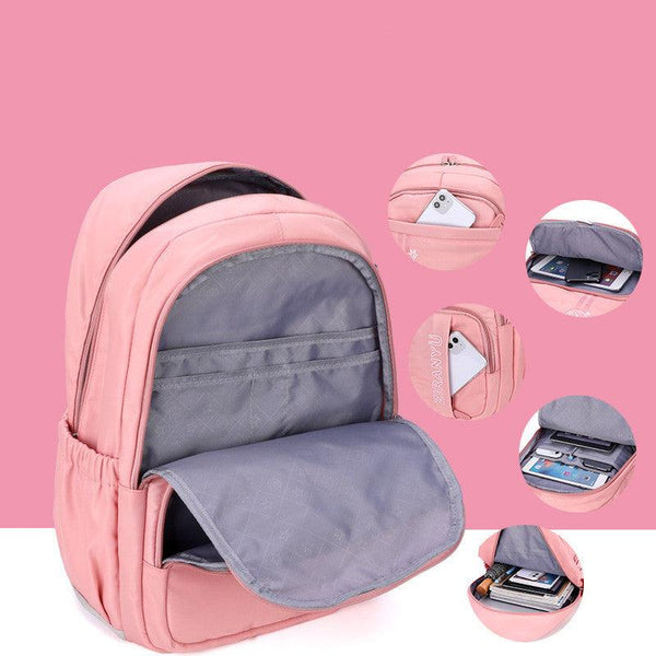 Removable Children School Bags for Baby School Backpack with Wheel Trolley Backpack Kids Luggage Bag Travel Backpack - Amazitshop