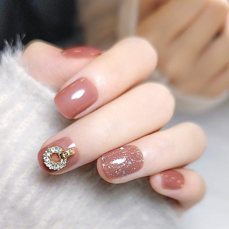 Removable Wearable Nail Art Finished Nail Patch - Amazitshop