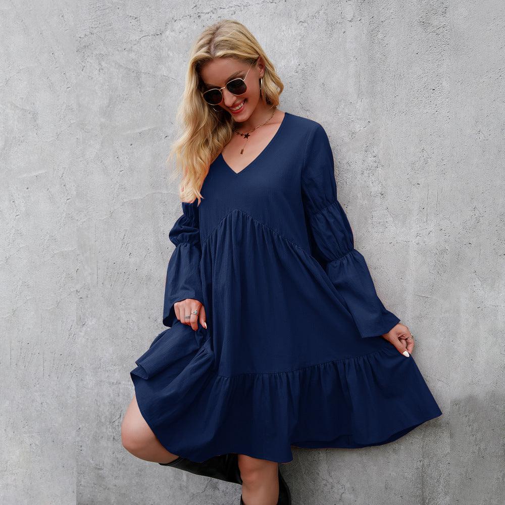Resort Dresses Long Sleeves Women's Dress - Amazitshop
