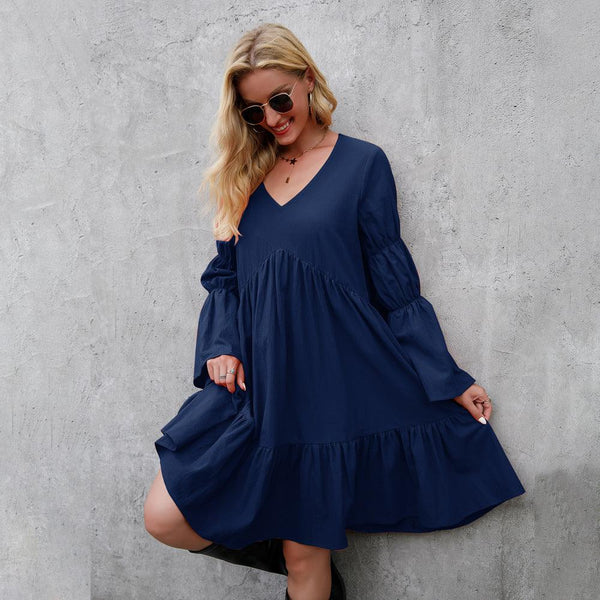 Resort Dresses Long Sleeves Women's Dress - Amazitshop