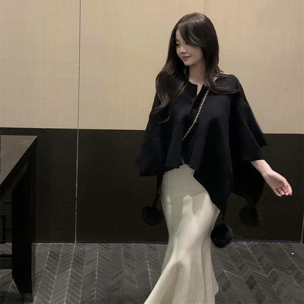 Retro Blouse Canopy Cardigan Casual Tops - Amazitshop